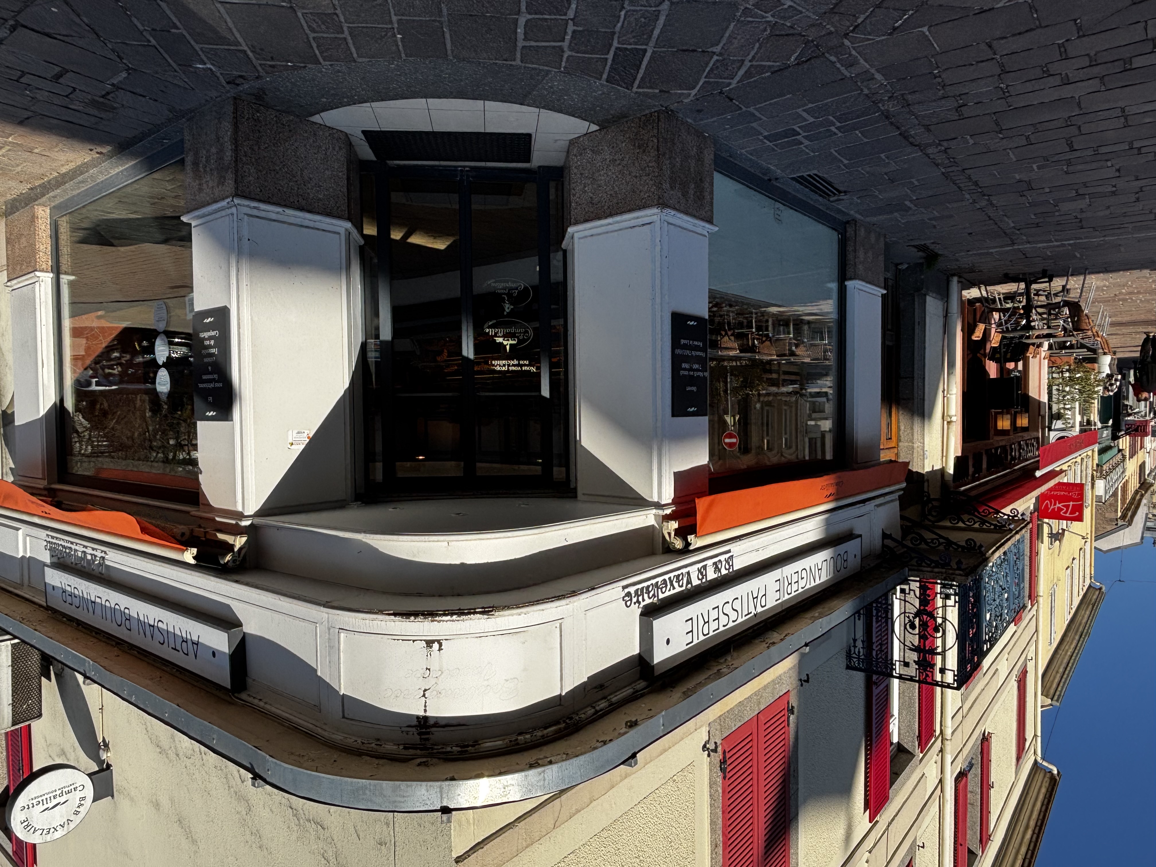 Devanture de la boulangerie