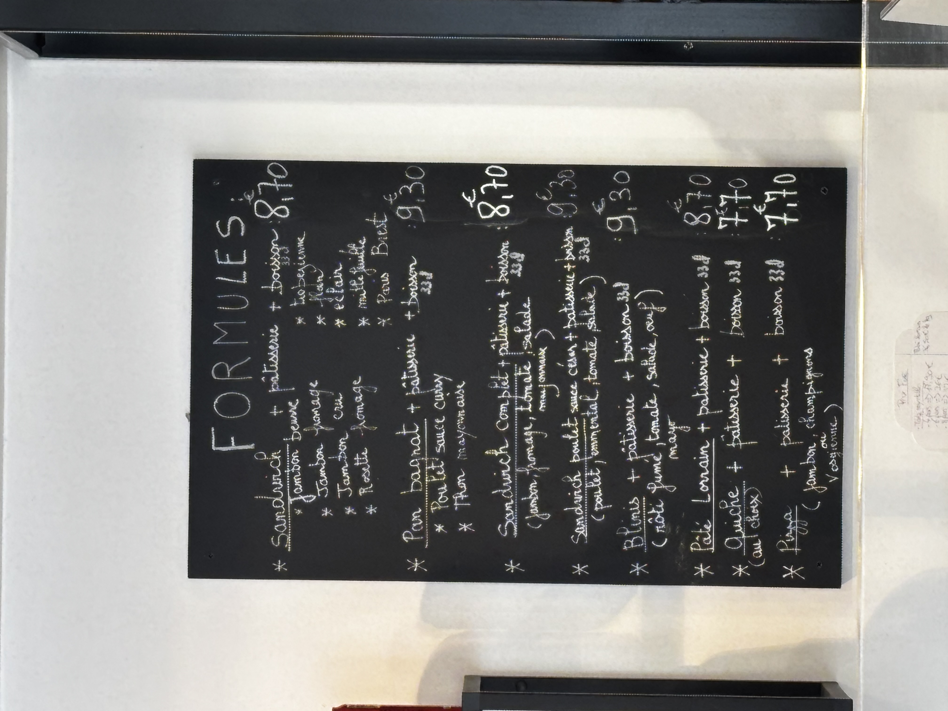 Nos formules du midi